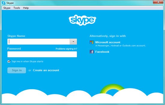 Cómo conectarse a Skype