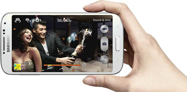 Funciones Galaxy S4: Imagen y sonido "Sound & Shot"